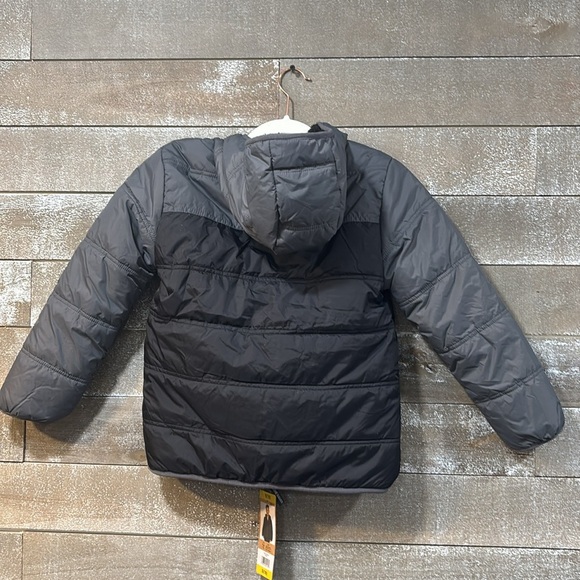 BOYS DEER HARBOR REVERSIBLE HOODED JACKET size 7/8 - Picture 7 of 11